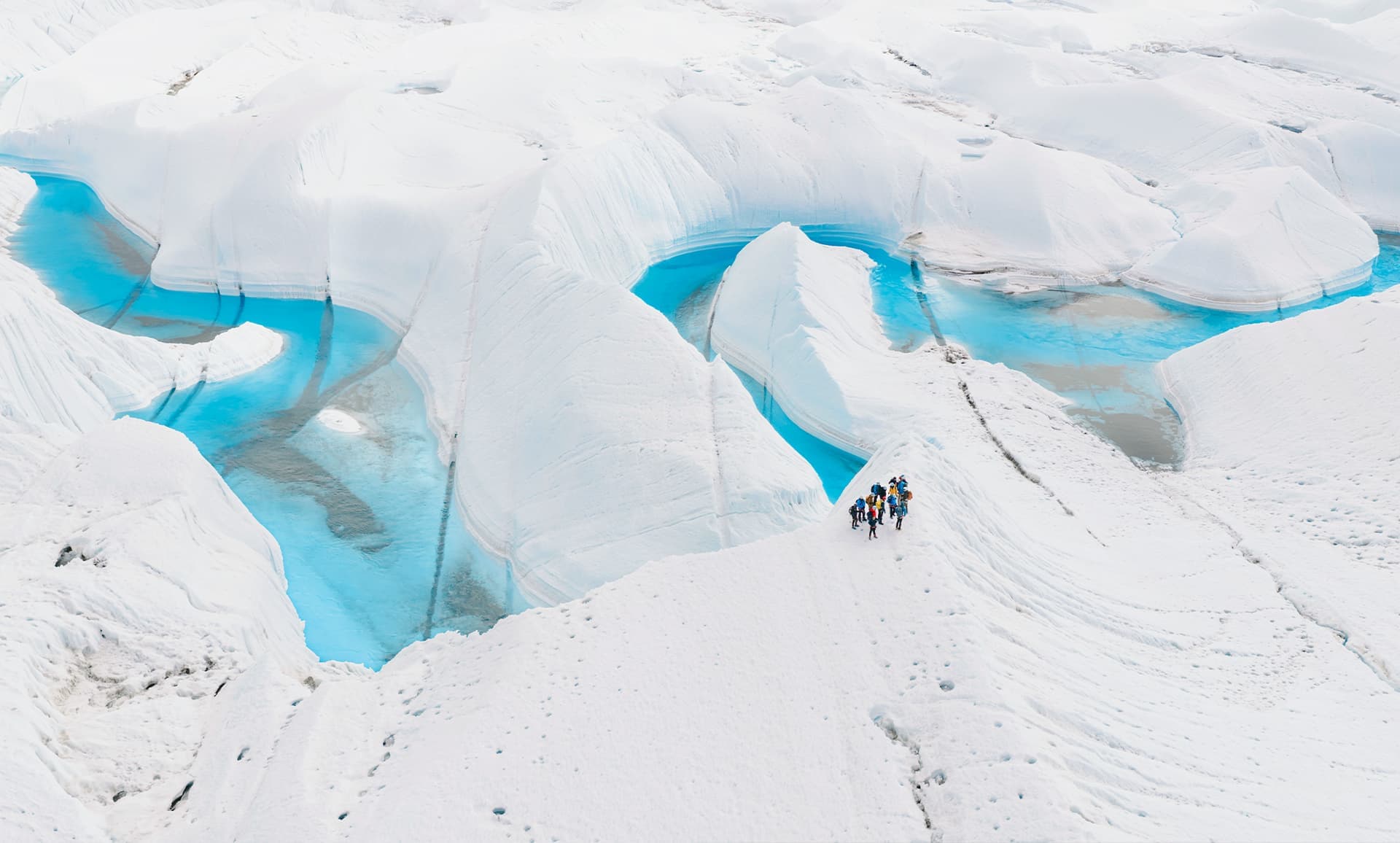 Hike and picnic at the iridescent Blue Rivers