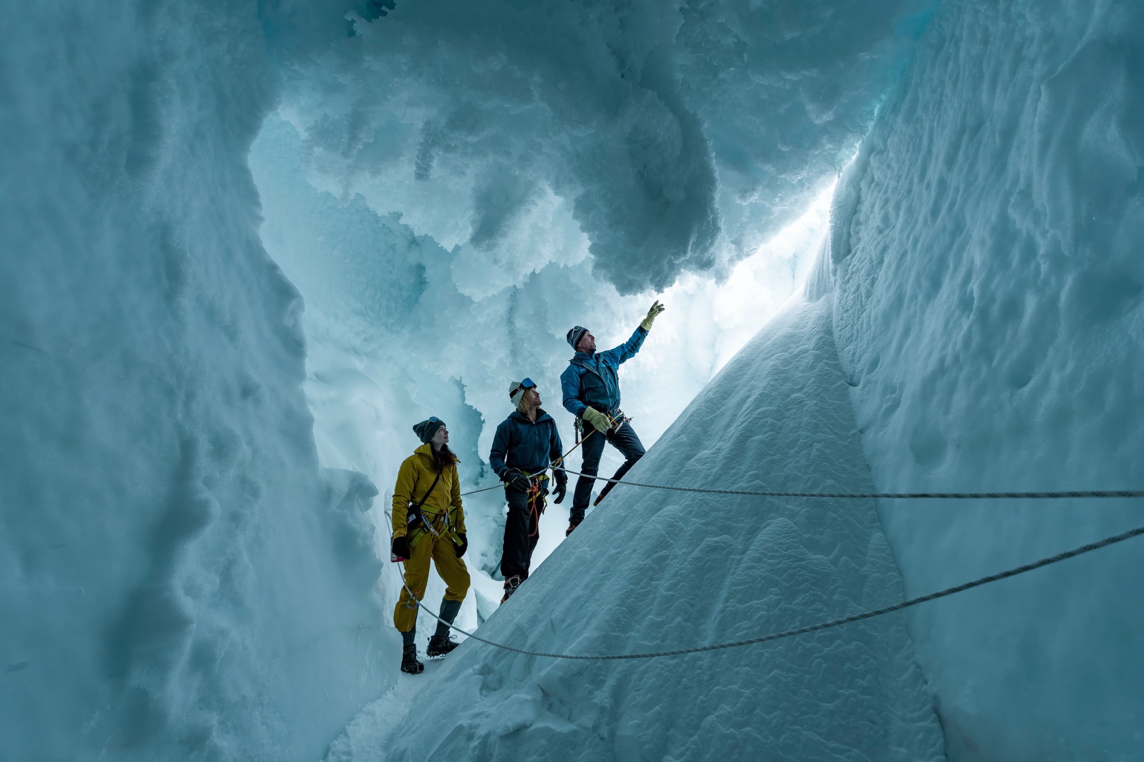 Marvel at the crystal caves
